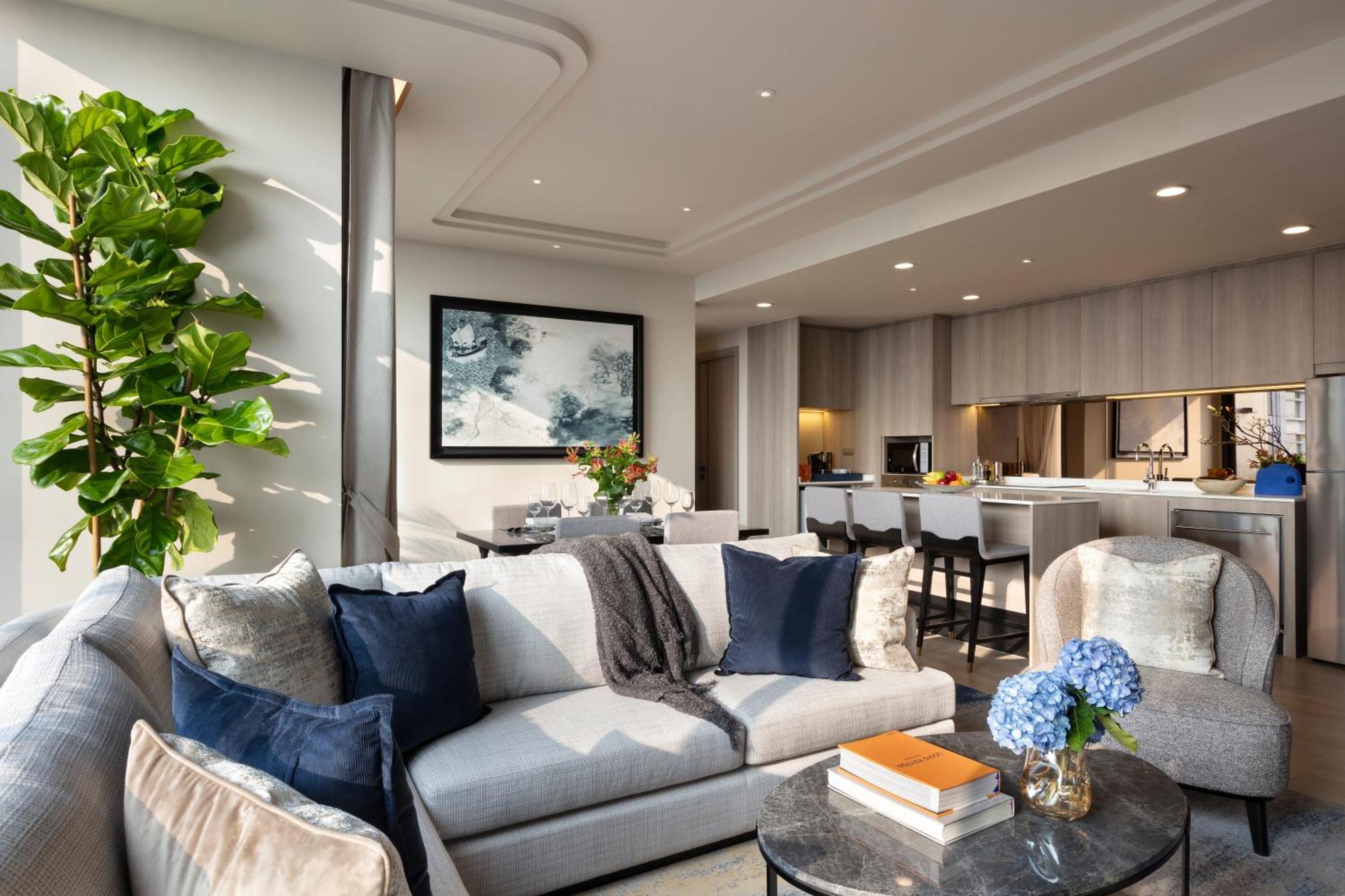 Ascott Thonglor Bangkok Hotell Exteriör bild The interior of a typical apartment