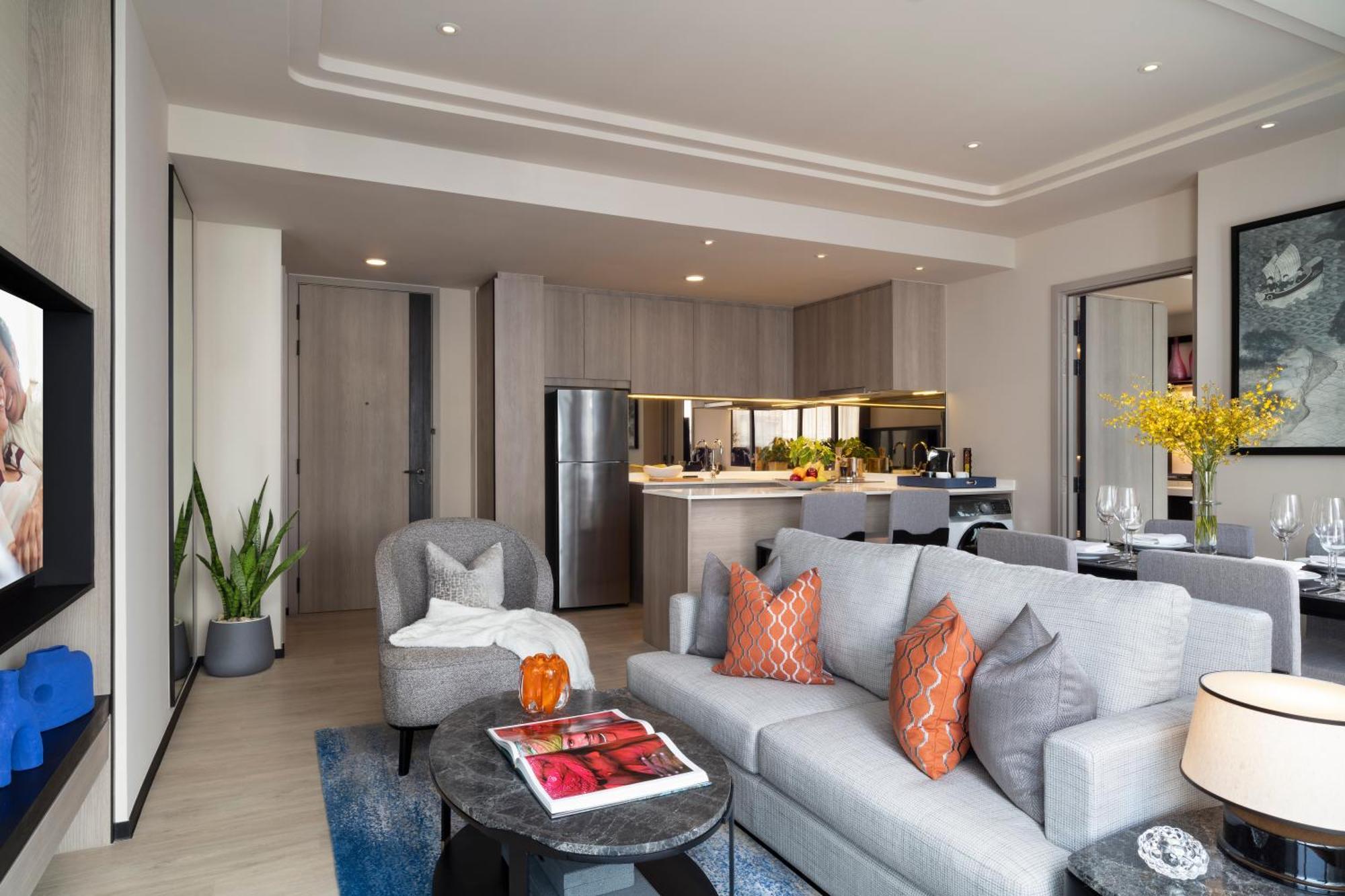 Ascott Thonglor Bangkok Hotell Exteriör bild A typical apartment at The Ritz-Carlton, Kuala Lumpur