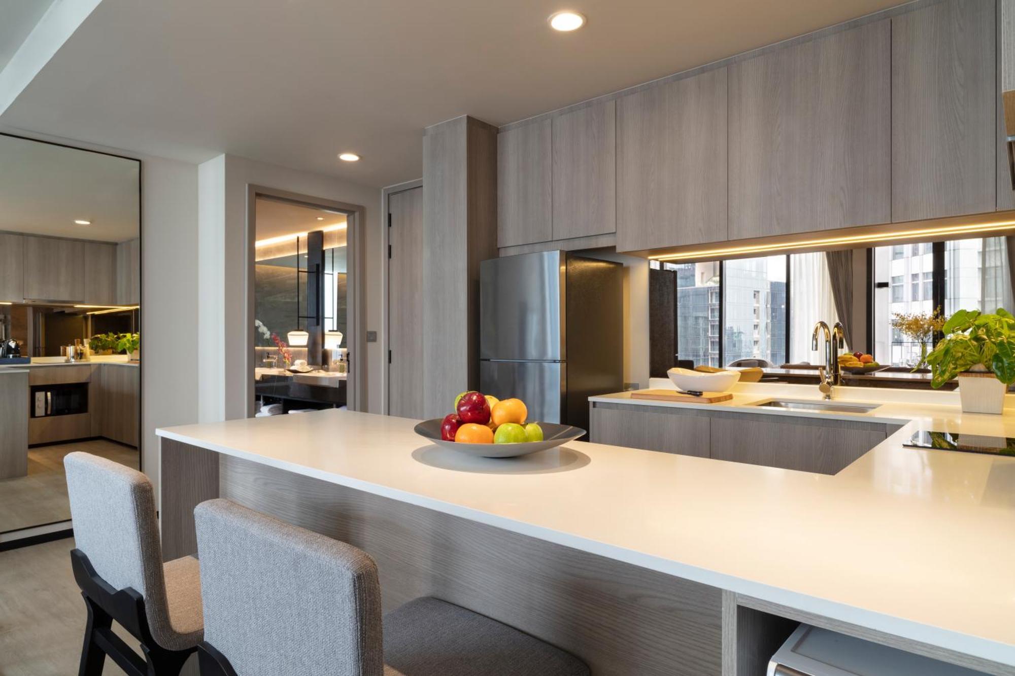 Ascott Thonglor Bangkok Hotell Exteriör bild A kitchen in a condominium
