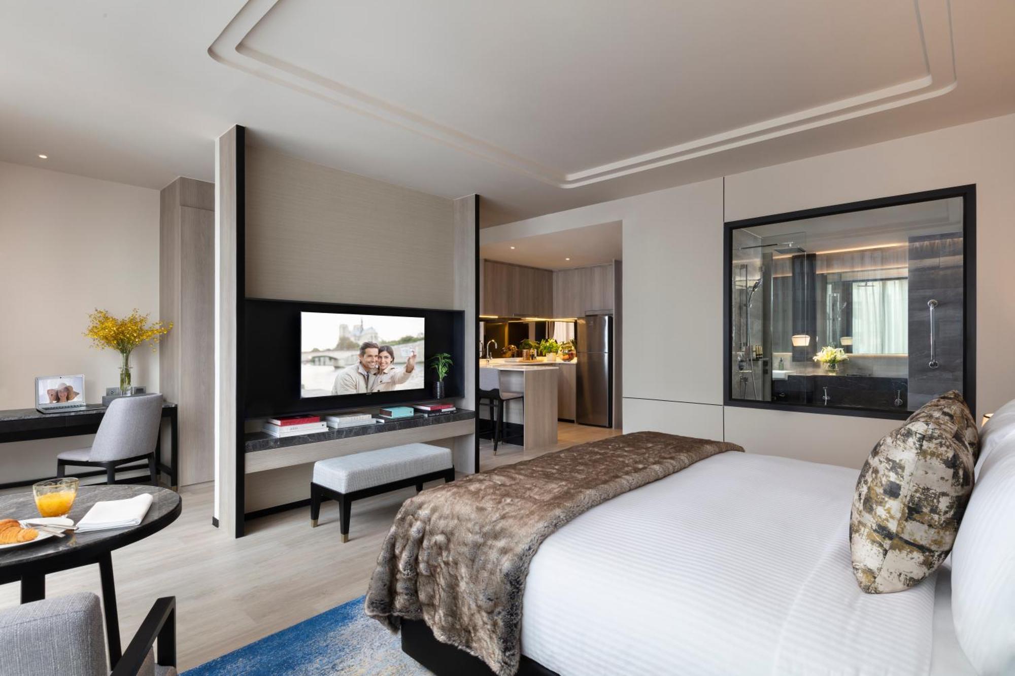 Ascott Thonglor Bangkok Hotell Exteriör bild A suite at the hotel